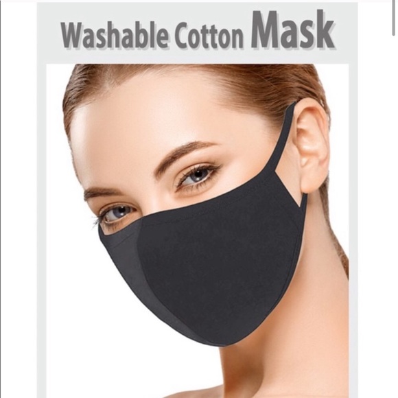 Accessories - 4 MADE IN USA, Black Washable Face Mask
